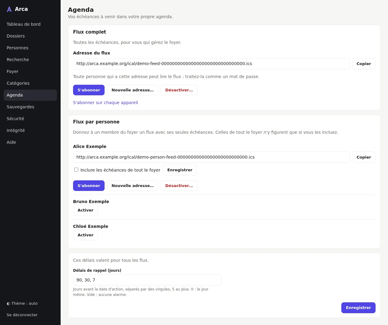 Flux agenda